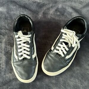 Leather Upper Vans Sneakers